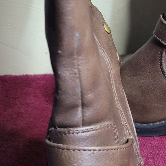 Megen-02 Womens Pull-on Boots, Size 7, Brown - Picture 13 of 15